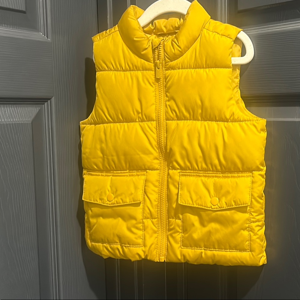 Bright Yellow Puffer Vest